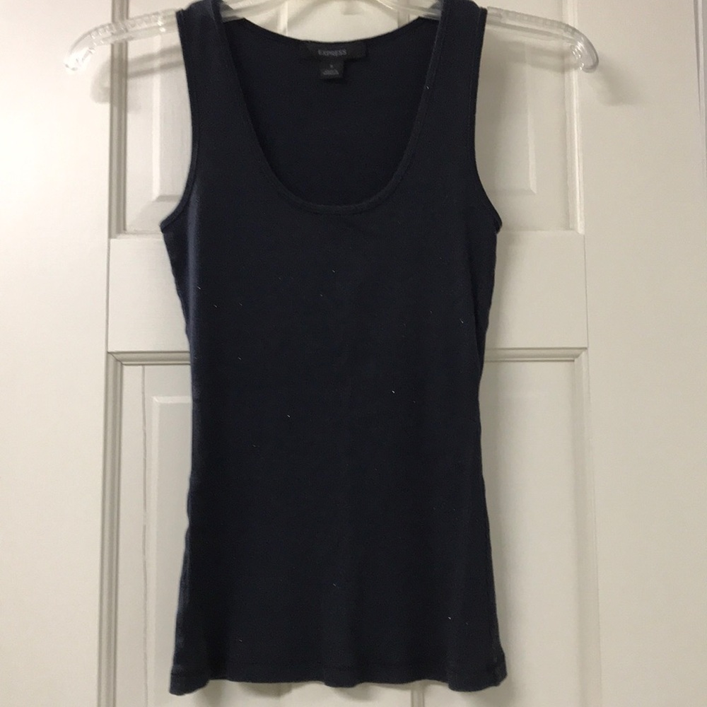 Express glitter tank top